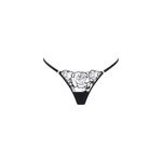 Bluebella string rosalie noir / transparent