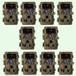 Pack x10 camras pige photo 64mp 1296p 940nm ir camera chasse infrarouge vision nocturne, 0, 1s vitesse ...
