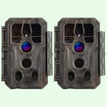 Pack x2 caméras de chasse, 64mp 1296p avec son et vision nocturne, ip66 Étanche et no glow led infrarouge, ... Pack x2 caméras de chasse, 64mp 1296p avec son et vision nocturne, ip66 Étanche et no glow led infrarouge, ...