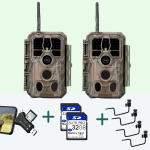 Pack x2 caméras piege photographique nocturne wifi bluetooth, 64mp hd 1296p|a280w + x2 cartes sd 32go ... Pack x2 caméras piege photographique nocturne wifi bluetooth, 64mp hd 1296p|a280w + x2 cartes sd 32go ...