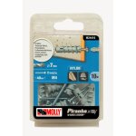 10 chevilles auto taraudeuses molly m4 avec vis