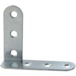 2 equerres coud?es acier zingu? l. 40 x h. 12 x p. 30 mm