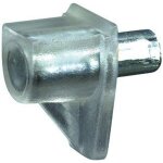 24 taquets � enfoncer tige acier embout plastique transparent - 5 mm