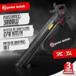 Aspirateur souffleur broyeur 3000w - elem garden Aspirateur souffleur broyeur 3000w - elem garden