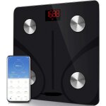 Balances connect�es, balances connect�es, imp�dancem�tre avec 13 donn�es corporelles (imc / graisse corporelle ...