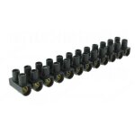 Barrette de connexion 25 mm legrand nylbloc noire