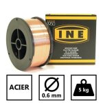 Bobine de fil a souder acier mig - mag d0. 6 mm 5 kg