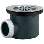 Bonde de douche - diamtre 60mm - grille - sortie horizontale valentin