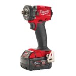 Boulonneuse  choc compacte fuel 18v 5ah carr 1 / 2'' o'ring m18 fiw2f12 - 502x 4933478444 - milwaukee ...