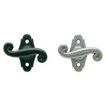 Bouton cr�mone fer forg� aquitaine bouvet - noir