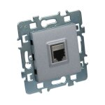 Casual mécanisme rj45 + cache blanc + support métal debflex Casual mécanisme rj45 + cache blanc + support métal debflex