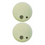 Chacon 34220 set de 2 dtecteurs de fume optique + batterie 9 v e