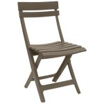 Chaise pliante miami - taupe Chaise pliante miami - taupe