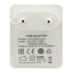 Chargeur secteur 2, 4a et cble micro usb avec connecteur lightning - energizer