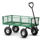 Chariot de jardin en acier 97x52x59cm