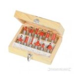 Coffret de 12 fraises  dfoncer carbure de tungstne 1 / 2  - 1 / 2