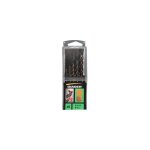 Coffret solo de 5 m�ches h�lico�dales bois 4 pointes d. 3, 4, 5, 6, 8 mm - 910d - diager