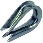 Cosse - coeur inox diamtre 5 mm