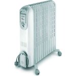 Delonghi vento 2500 watts radiateur bain d'huile - puissance progressive - effet venturi