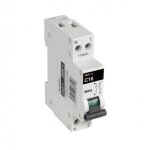 Disjoncteur 3ka 1 module ph + n 16a blanc debflex