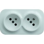 Double prise 2 p�les + terre arnould profil �co