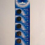 Eunicell 5 piles boutons cr2032 lithium - 3v Eunicell 5 piles boutons cr2032 lithium - 3v