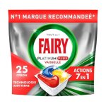 Fairy tablettes lave - vaisselle platinum plus citron 25 pi�ces