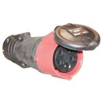 Fiche femelle lectrique en caoutchouc hypra 16 ampres 3 ples + terre + neutre legrand