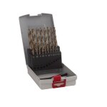 Forets  mtaux hssco (alliage cobalt), din 338, set probox de 19 pices 110 mm 19pc