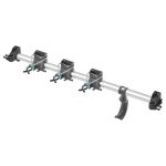 Gardena 3509 - 20 support de stockage d'outils de jardin mural plastique, caoutchouc, acier