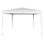 Gazebo pliant en polyester uv50 blanc 300x300x240 cm aktive beach
