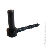 Gond acier pr�peint, h. 60x diam. 14 mm