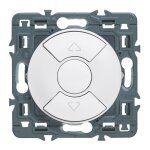 Interrupteur individuel legrand de volets roulants cliane blanc