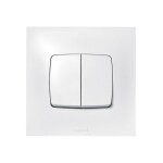 Interrupteur neptune va - et - vient + poussoir - blanc legrand