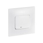 Interrupteur neptune - va - et - vient + voyant - blanc legrand