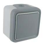 Interrupteur en saillie legrand - plexo - gris - simple Interrupteur en saillie legrand - plexo - gris - simple