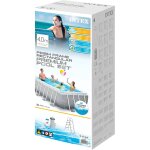Intex kit piscine rectangulaire angulaire tubulaire taille: 4, 00 x 2, 00 x h 1, 00 m