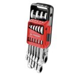 Jeu de 10 cl�s mixtes � cliquet articul�es facom 467bf. jp10pb 8 � 19 mm