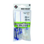 Kit de fixation red head pour cr�maill�res doubles