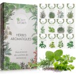 Kit de graines d`herbes aromatiques prêt a pousser, 12 epices et aromates a planter en un kit pratique, ... Kit de graines d`herbes aromatiques prêt a pousser, 12 epices et aromates a planter en un kit pratique, ...