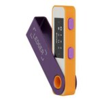 Ledger nano s plus portefeuille mat�riel pour cl� usb orange et violet