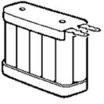 Legrand 040743 - batterie nimh 12v 600mah pour tableau d'alarme réf. 040562 Legrand 040743 - batterie nimh 12v 600mah pour tableau d'alarme réf. 040562