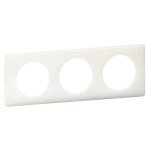Legrand 068633 - plaque celiane - neutre - 3 postes - blanc Legrand 068633 - plaque celiane - neutre - 3 postes - blanc