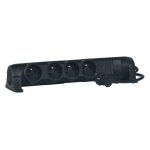 Legrand rallonge multiprise confort et scurit parafoudre 4x2 p + t noir