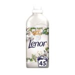 Lenor liquide adoucissant fleur de coton sans colorant 45 lavages - 1. 035l