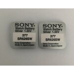Lot 2 piles bouton montres sony 377 argent ag4 sr66 lr626 376 sr626sw sr626 v377