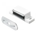Lot de 4 loqueteaux magntiques plastique hettich, l. 14. 5 x l. 45. 3 mm