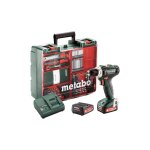 Metabo perceuse - visseuse sans fil powermaxx bs 12 set, 12v 2x2ah li - ion, chargeur sc 30, coffret, ...