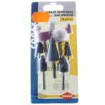 Meules adaptables sur perceuse 10 pi�ces cogex