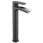 Mitigeur de lavabo haut noir edouard rousseau x hutt